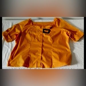 12- 3/4 Sleeve Low Cut Blouse/cover up